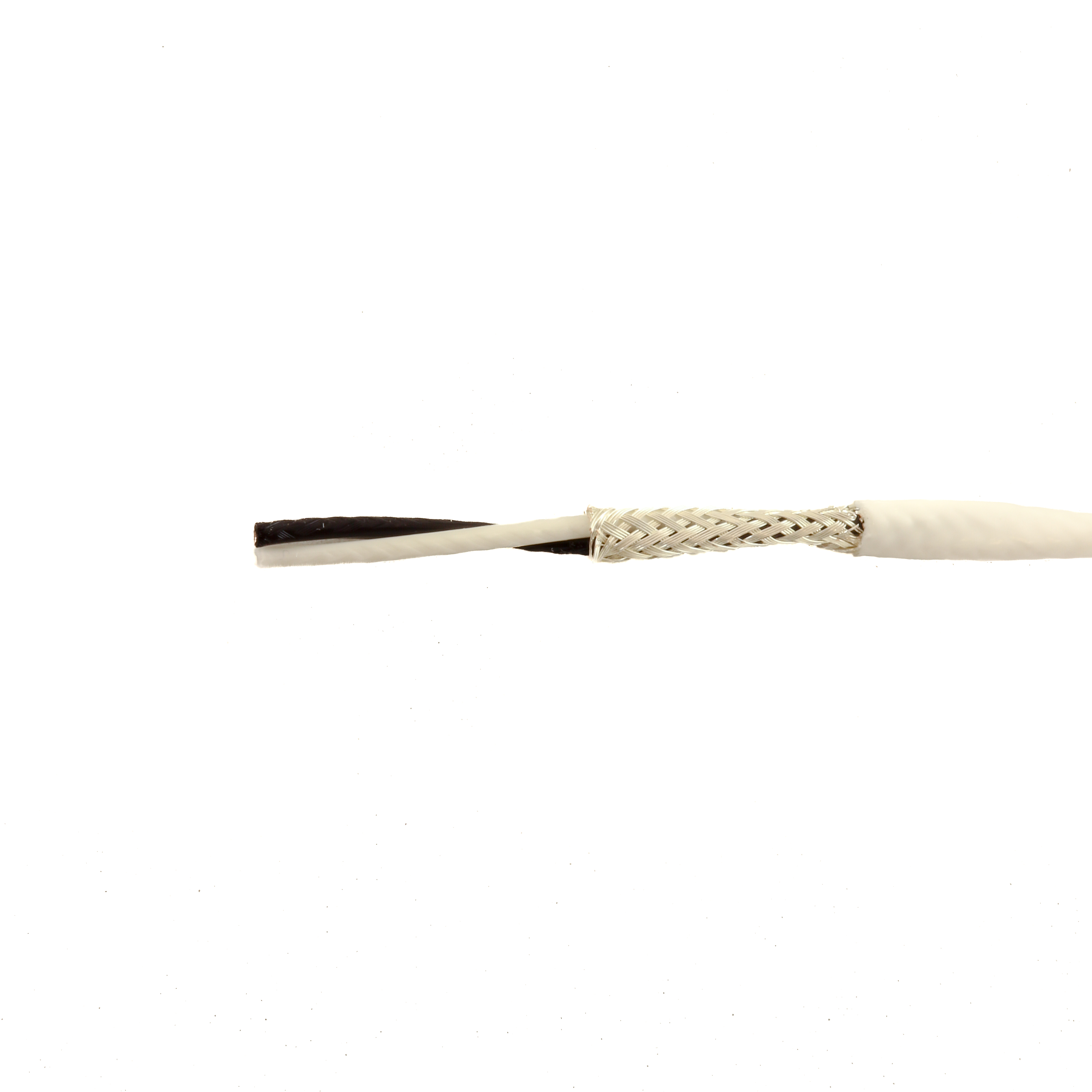 Alpha Wire Alpha Essentials High/Low-Temperature Cable 600V Braid Shield PTFE, PTFE