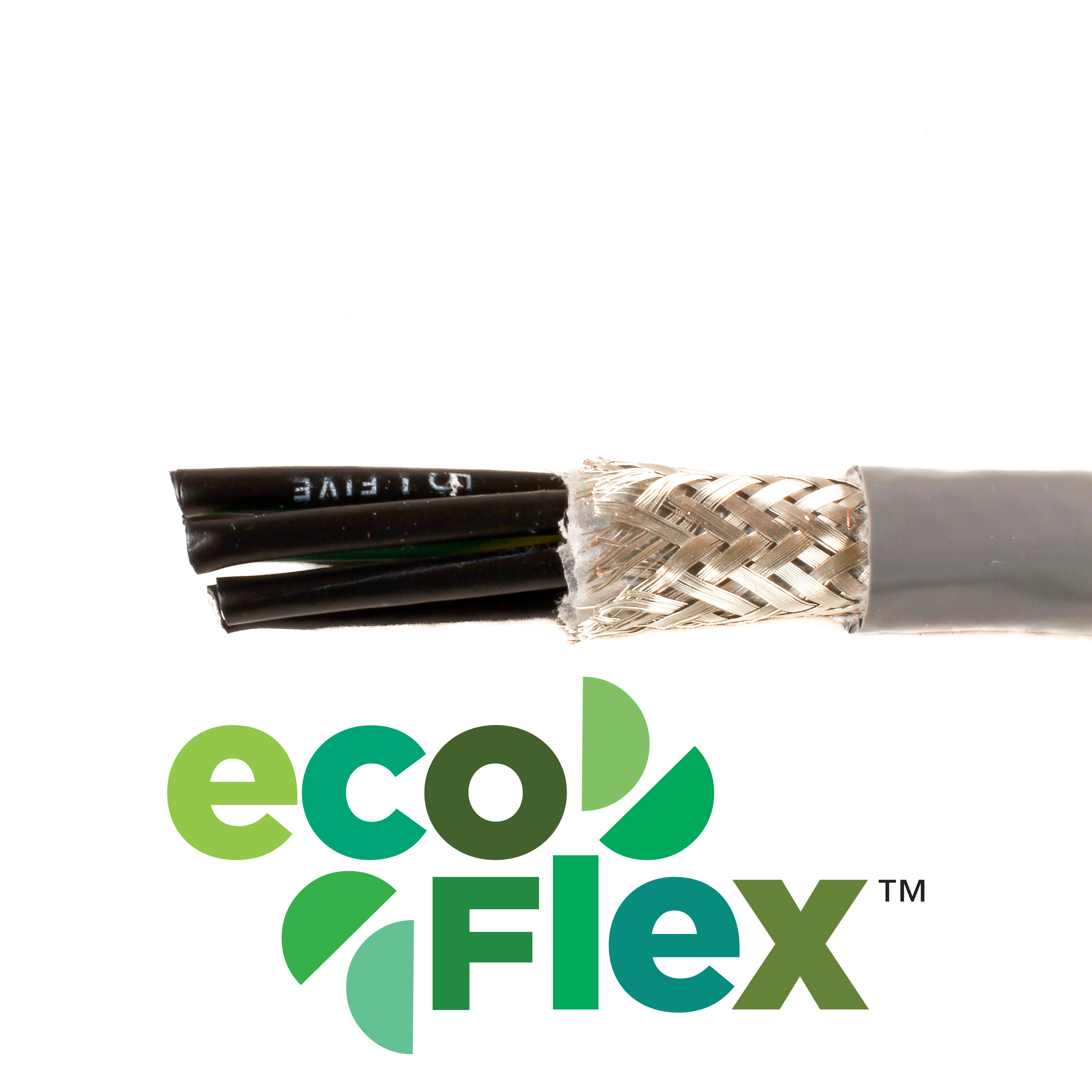Alpha Wire EcoFlex PUR 600V Flex Cable Braid Shielded