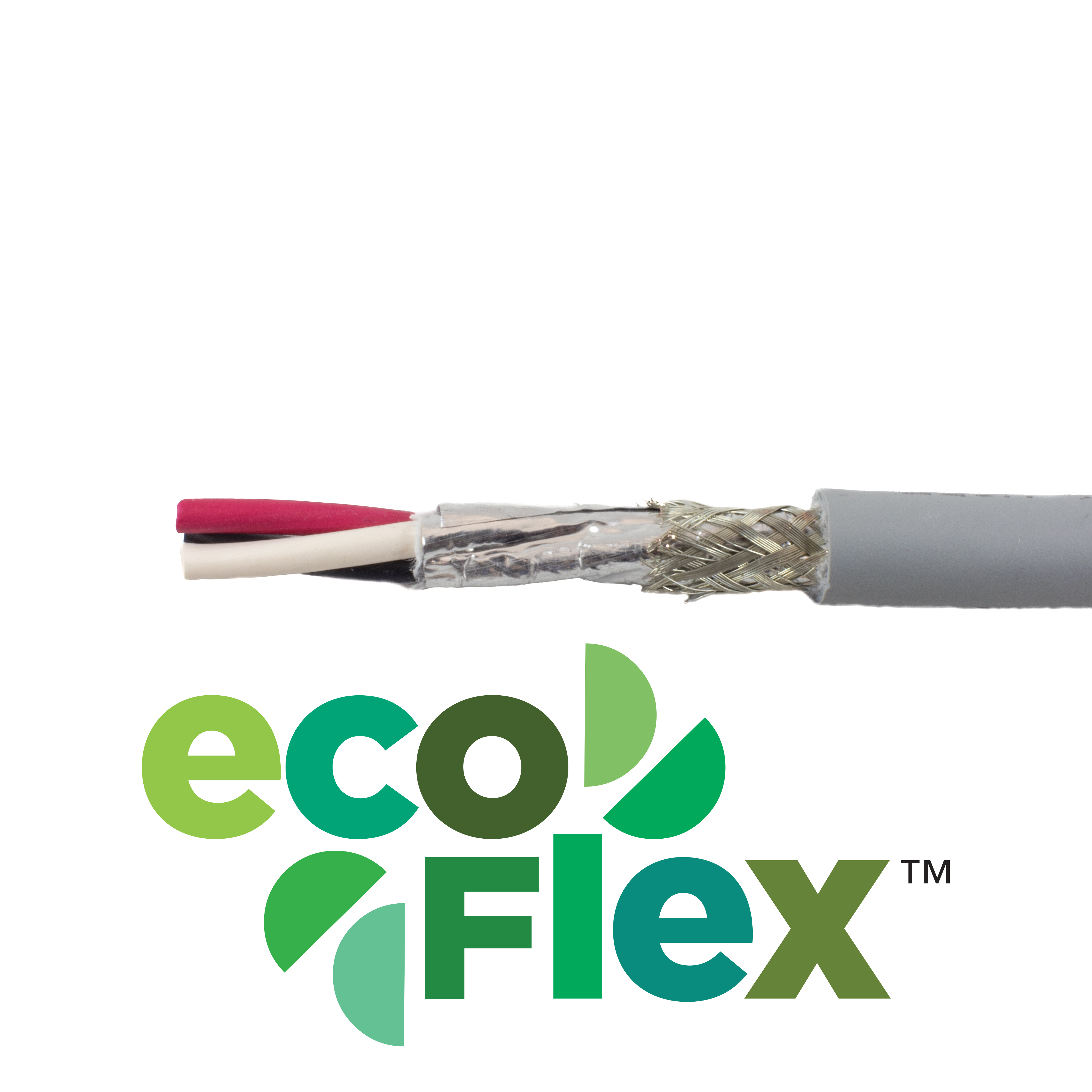 EcoFlex 600V Supra-Shield Foil + Braid Shielded Multiconductor Cable