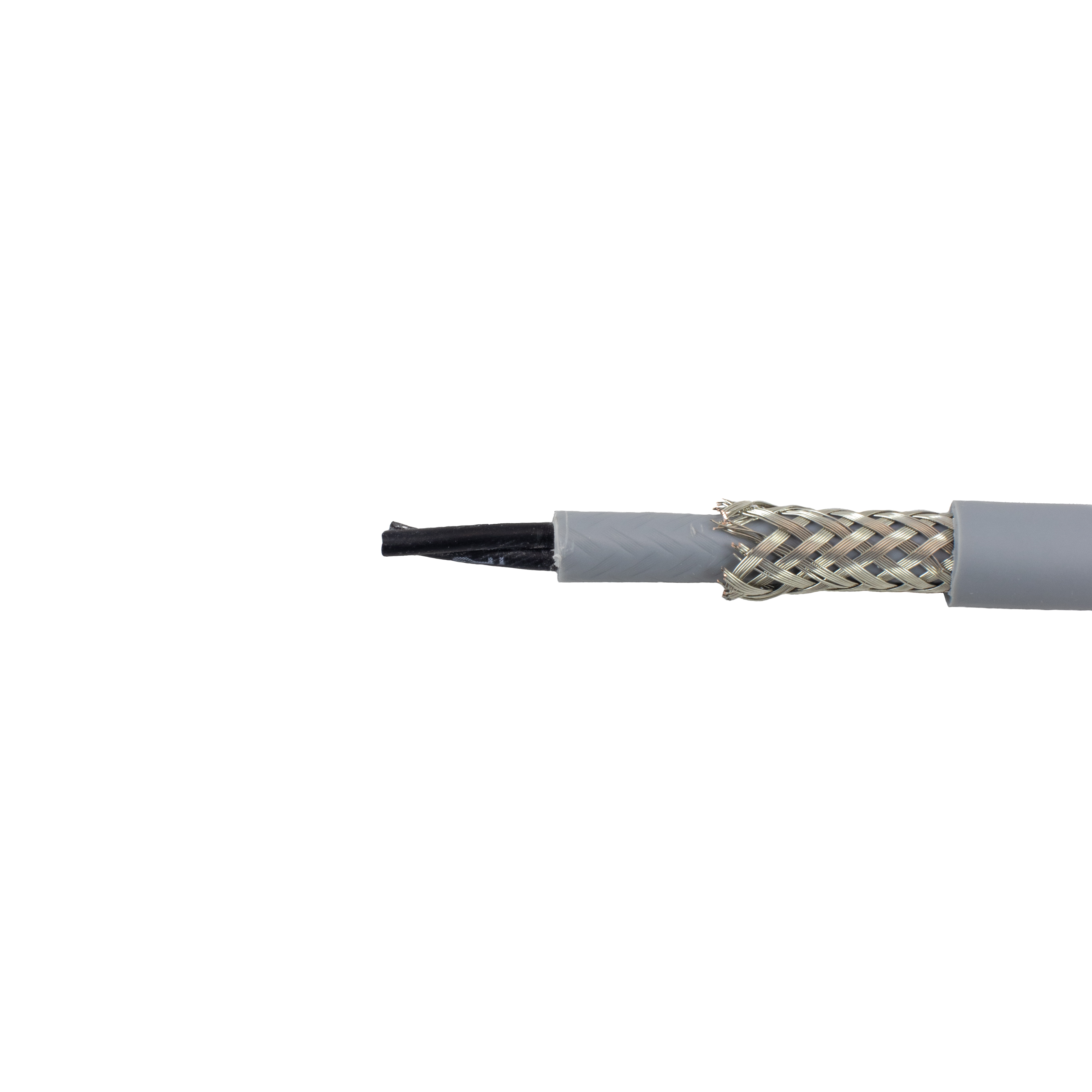 Pro-Met 300V Braid Shield Industrial Cable Grey