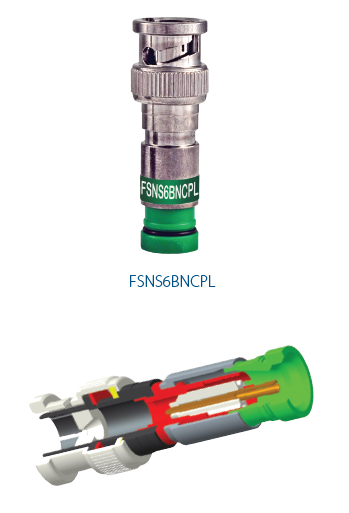 Standard and Micro BNC Connectors - FSNS6BNCPL-25